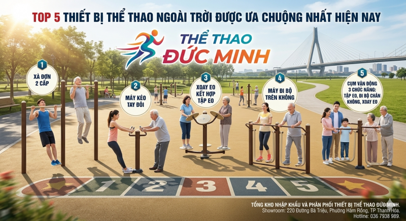 Top 5 Thiết Bị Thể Thao Ngoài Trời Được Ưa Chuộng Nhất Hiện Nay